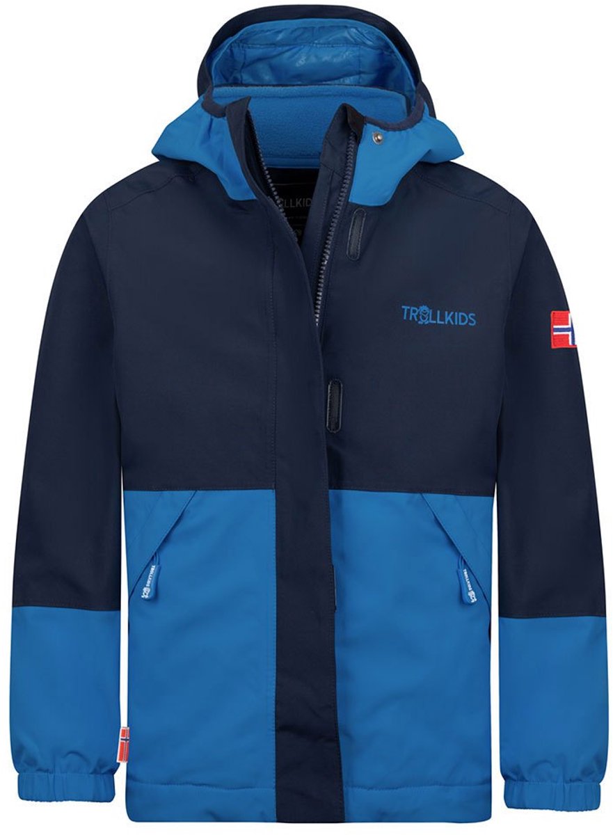 Trollkids Kjerag Jas cm Jongens Meisjes Marineblauw