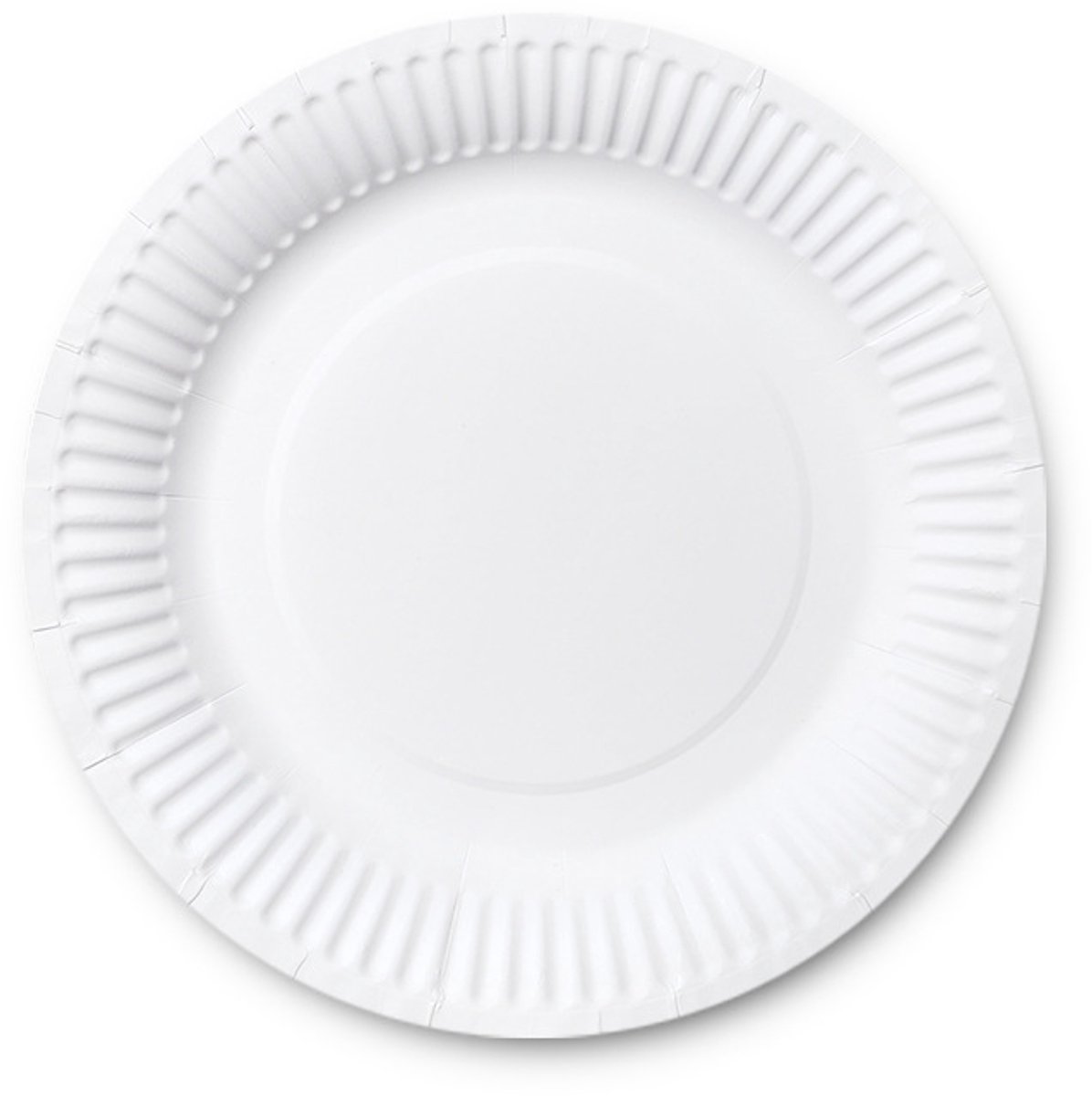 Image of 100 stuks papieren borden - Ø 18cm- rond - Kleine Kartonnen Borden - papieren bordjesWegwerp borden - Stevige en sterke wegwerpborden - Biologisch afbreekbaar - Feest/verjaardag/BBQ borden