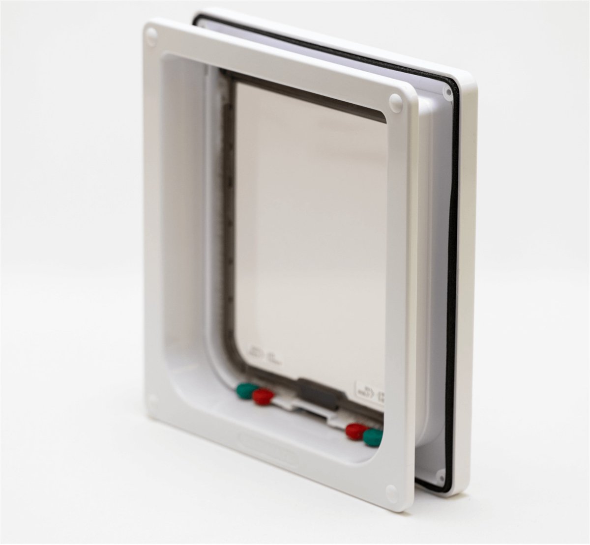 Cat Mate cat flap 4-way closure for glass doors ø: 24.5 cm white