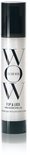 Fles met zilverkleurige glitters, met de tekst 'WOW COLOR WOW POP & LOCK HIGH GLOSS SHELLAC'.
