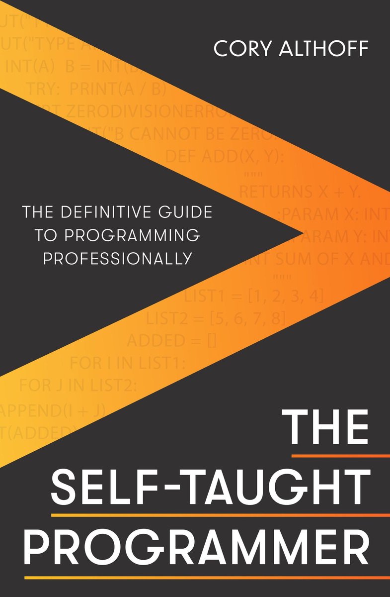 Omslag van The Self-taught Programmer