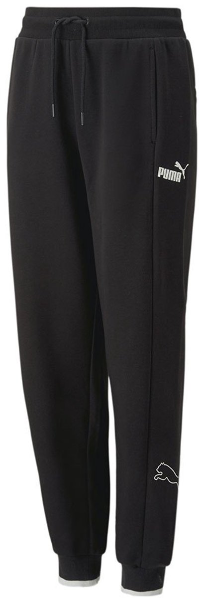Puma Power Colorblock Broek 3-4 Years Meisjes Zwart