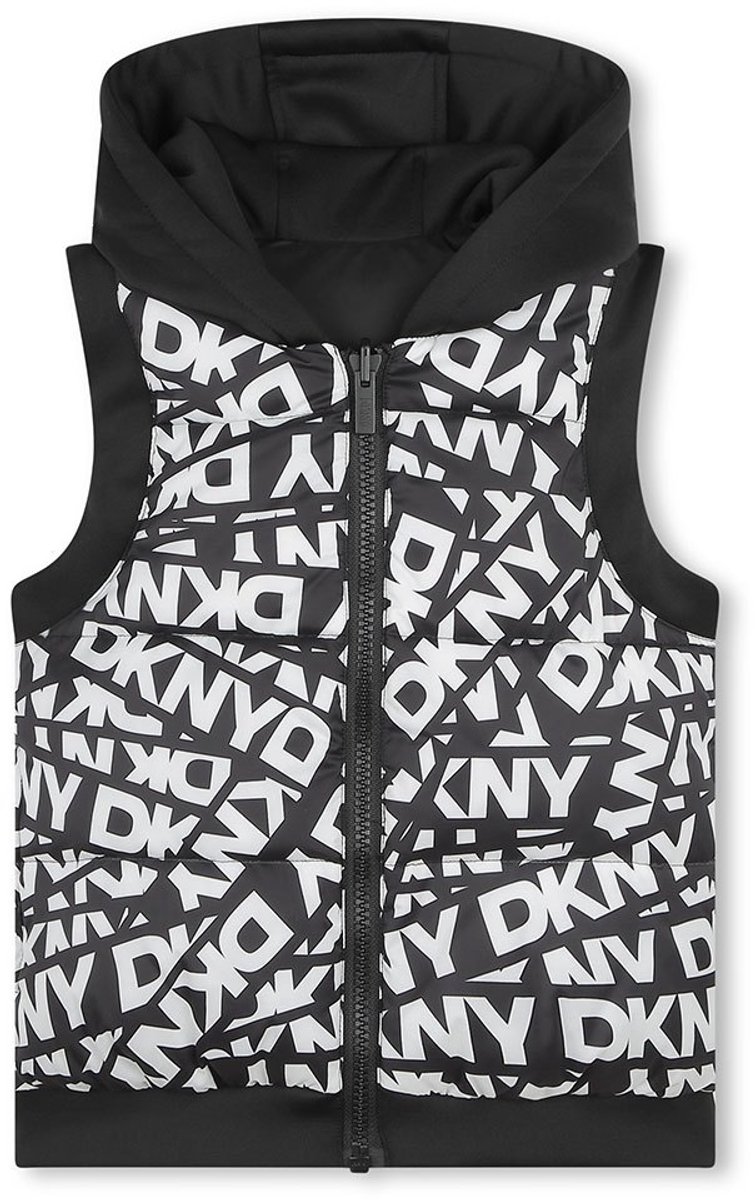 Dkny D60201 Jas Veelkleurig 16 Years Jongens Meisjes Wit