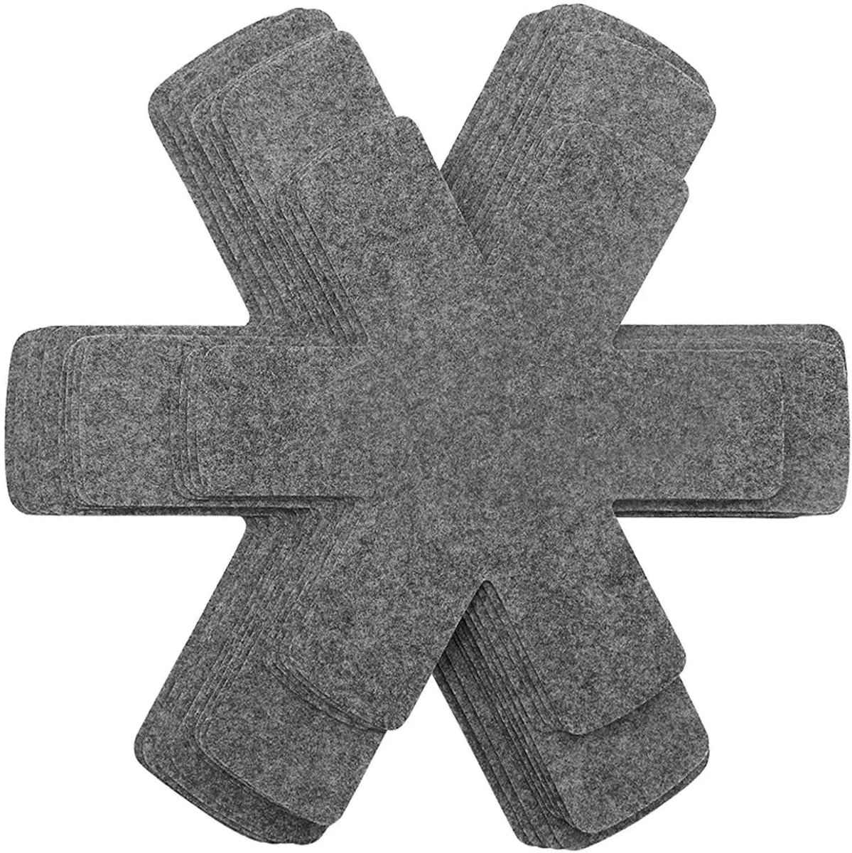 15-delige kookset - 38 cm - 35 cm - 26 cm - Kookgereibeschermers - Vilten pannenlappen - Antislip - Isolatie - Non-woven antiaanbaklaag - Recyclebaar