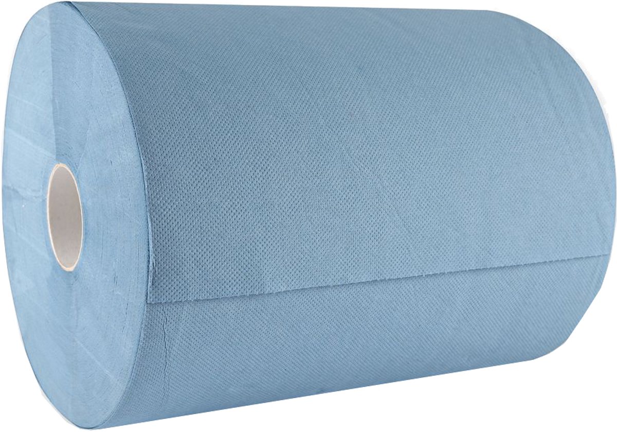 HYGOCLEAN rol poetspapier, 2-laags, blauw, vel: 220 x 350 mm