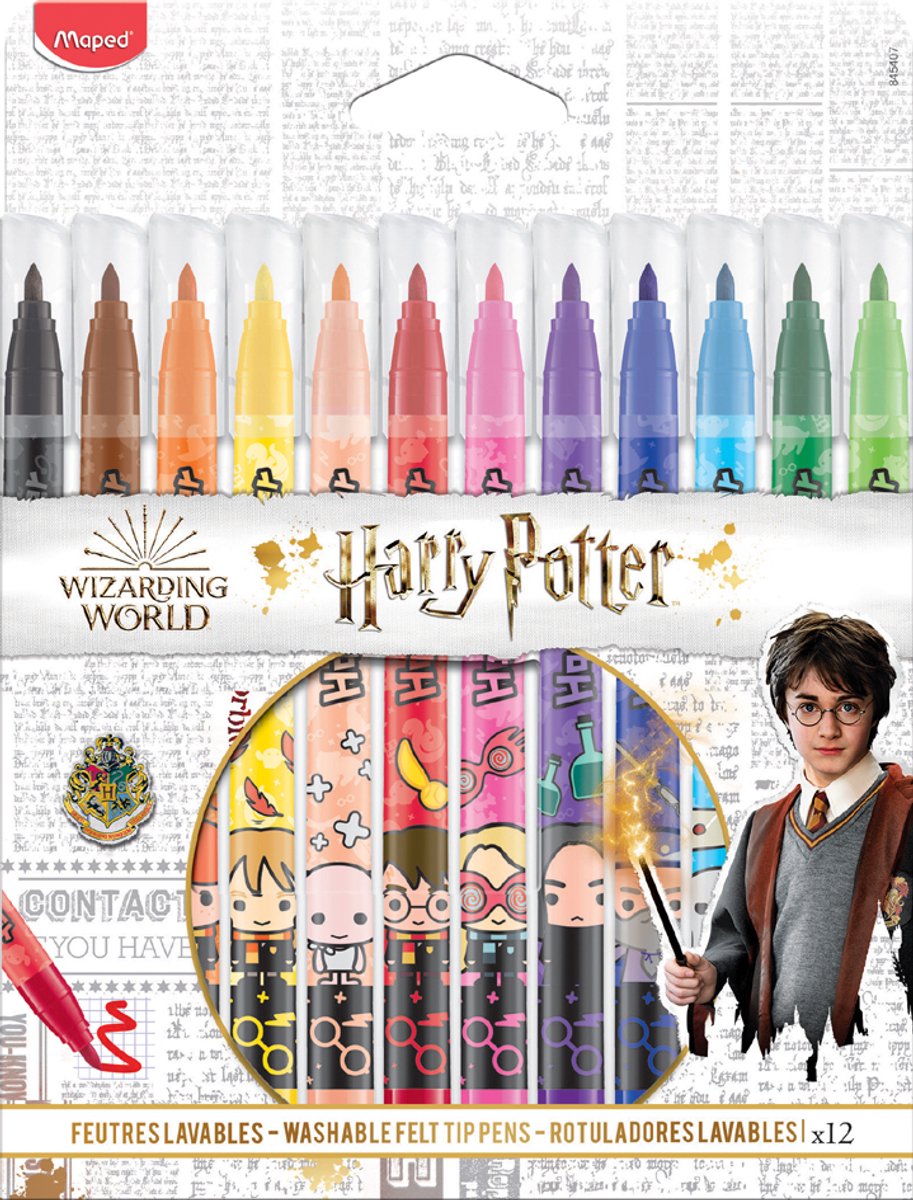 Harry Potter viltstiften, 12 stuks