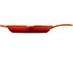 Le Creuset Skillet Hoog in Geëmailleerd Gietijzer 30 cm Oranjerood
