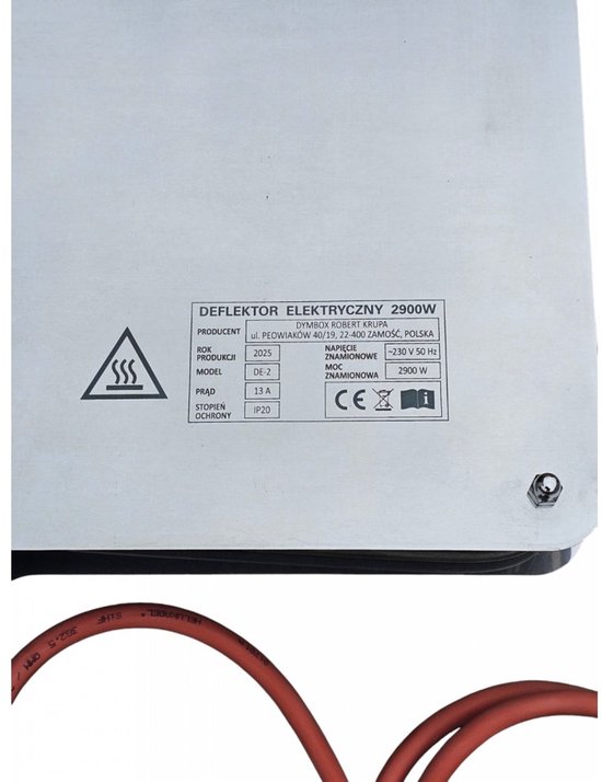 Verwarmingselement 2,9 kW + Thermoregulator 4,5 kW voor Rookkasten Droogovens Dymbox van Dymbox — afbeelding 5