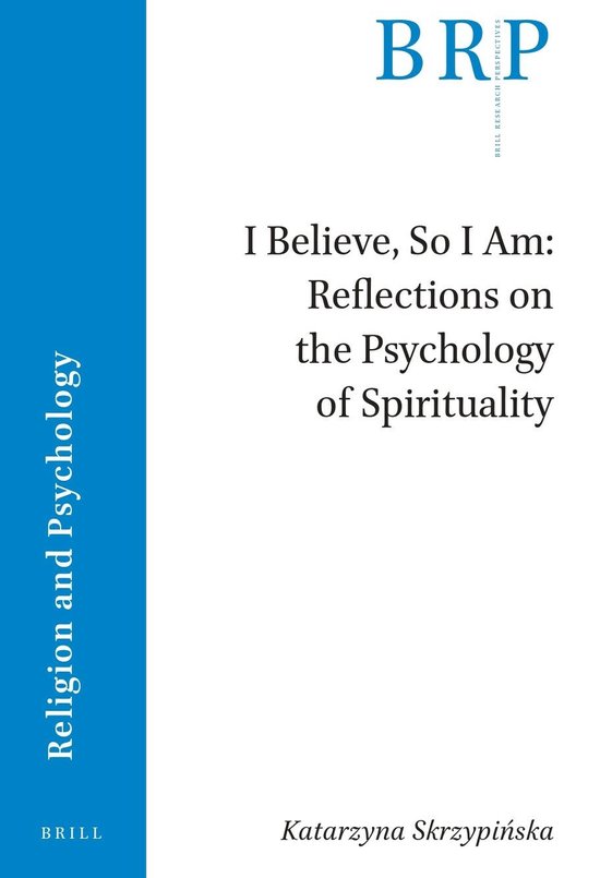 Brill Research Perspectives in Religion and Psychology- I Be ... - cover