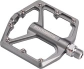 ROCKBROS Fietspedalen 9/16" - Aluminium Ultralichte Antislip Pedalen - MTB/E-bike/Stadsfiets/Racefiets - Titanium