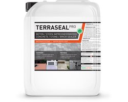 Terraseal Pro 10L / 60m² - Nano Coating - Bestrating en Terras impregneermiddel voor het waterafstotend impregneren van Steen, Beton, Tuintegels, betontegel, Klinkers