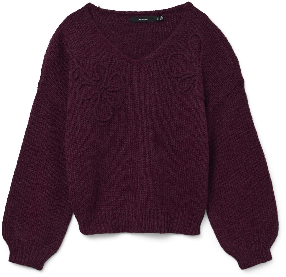 VERO MODA - VMLOLLIPOP LS V-NECK PULLOVER BOO - Dames - Gebreide truien