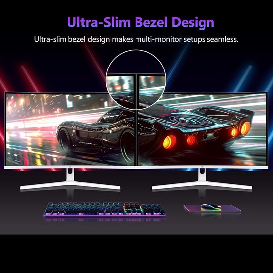 Gaming Monitor 27 Inch 300Hz met FreeSync en HDR van Merkloos — afbeelding 2