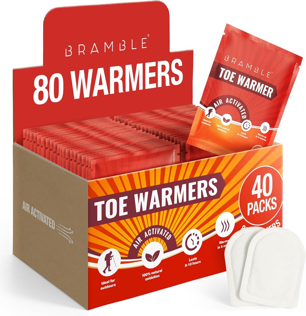Voetwarmers voor Schoenen - Warmtekussens Met Tot 10 Uur Warmte