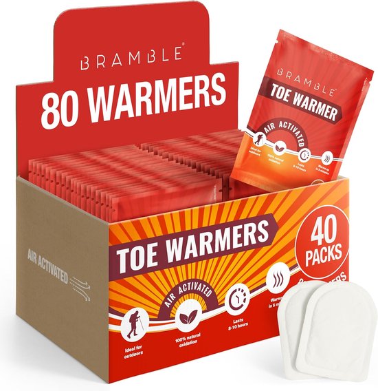 Thermopad - Ten-Pack - Zoolwarmer / Voetwarmer / Heating Pads - maat