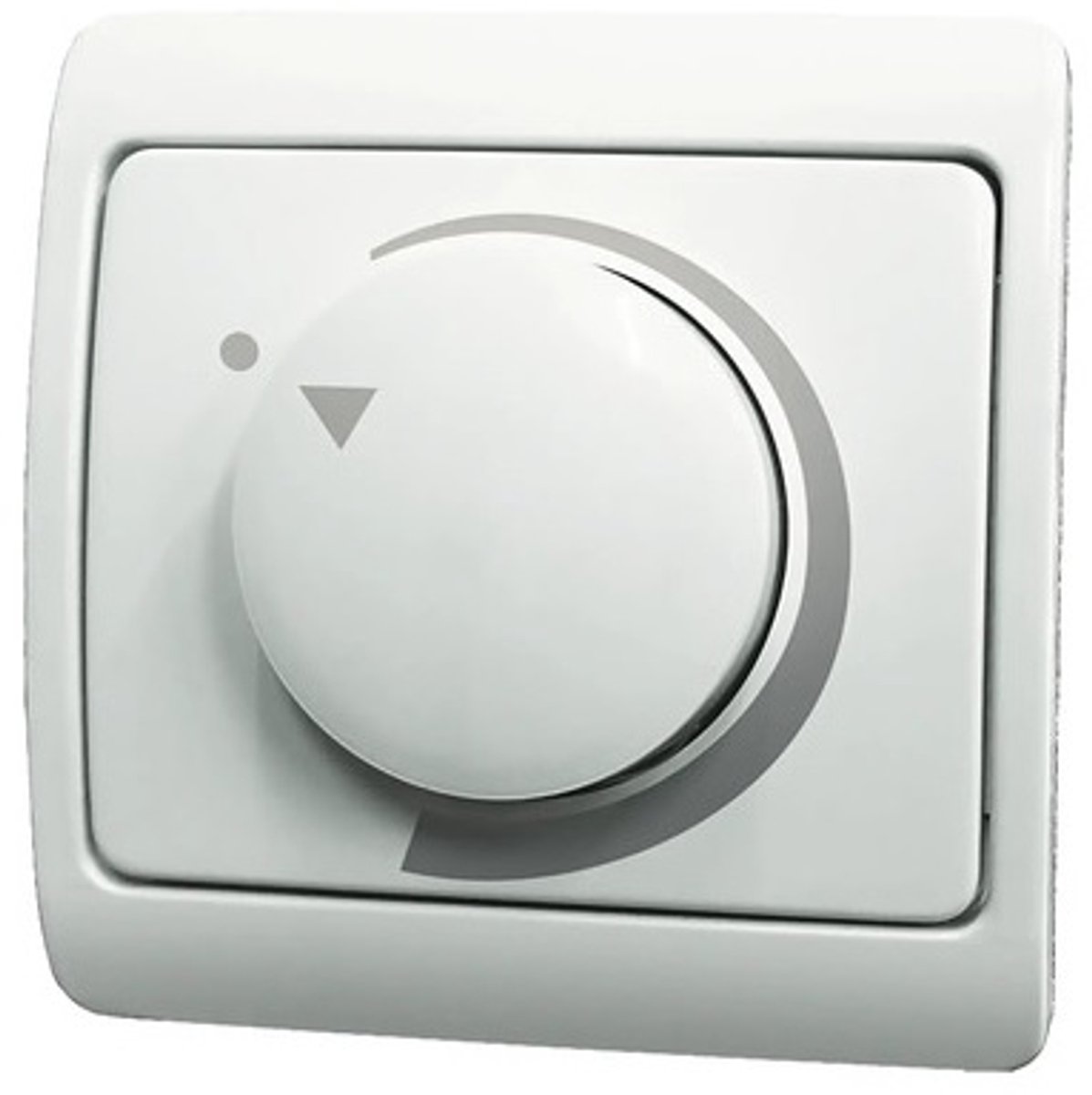 Sencys toerentalregelaar voor tolet en badkamer ventilatoren 50 - 300 Watt Wit