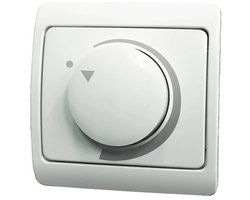 Sencys toerentalregelaar voor tolet en badkamer ventilatoren 50 - 300 Watt Wit
