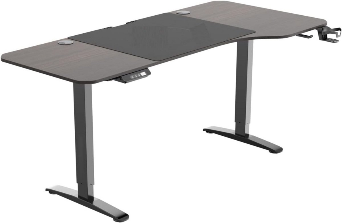MKSS® Zit Sta Bureau Elektrisch - Game Bureau - Verstelbaar - Zwart
