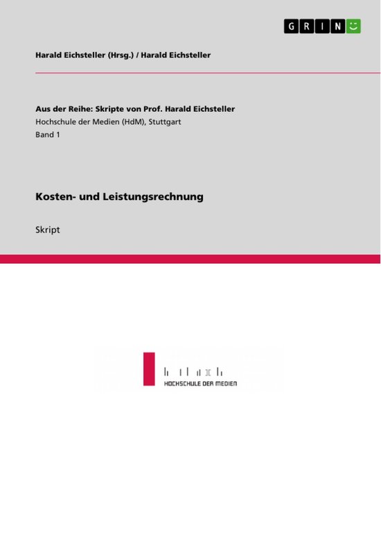 Kosten- und Leistungsrechnung - cover