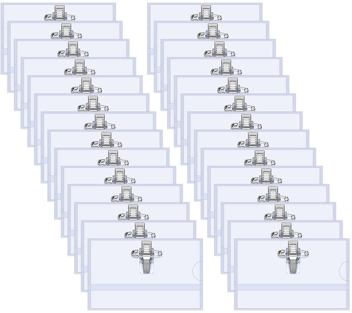 ID-Kaarthouders-90x56 mm-PVC Transparant-Veilig en Herbruikbaar-100 Stuks