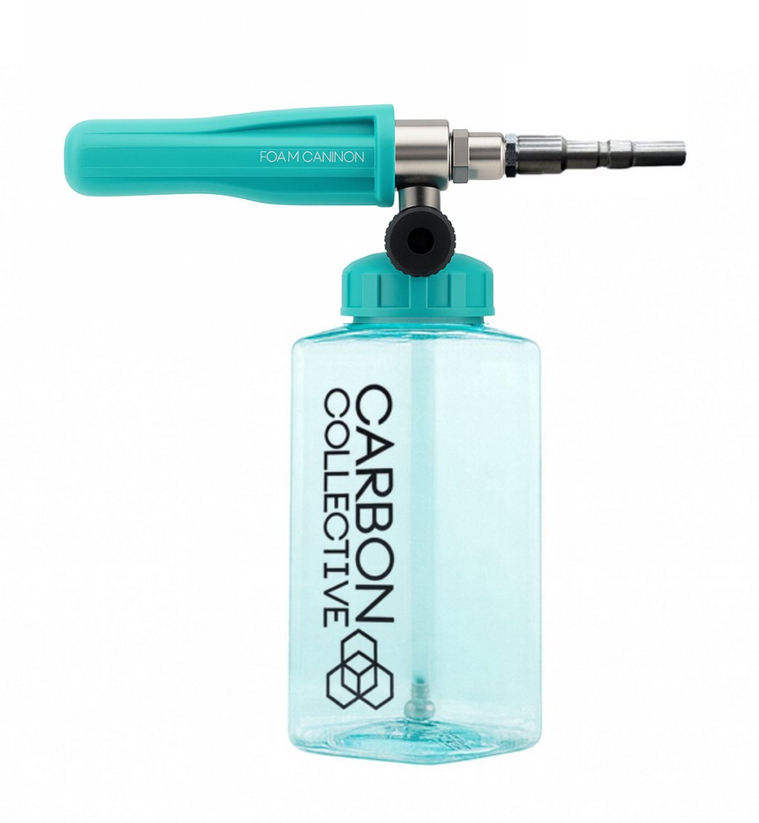 CARBON COLLECTIVE – Ultimate HD Snow Foam Lance – Clear Teal – Transparent Blue - NILFISK QUICK RELEASE D12