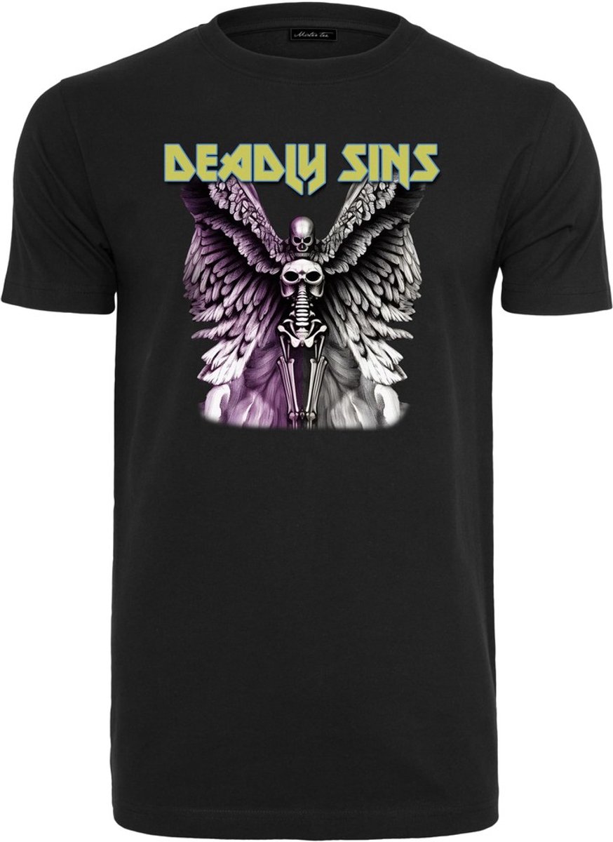Mister Tee Deadly Sins Heren T-shirt XS Zwart