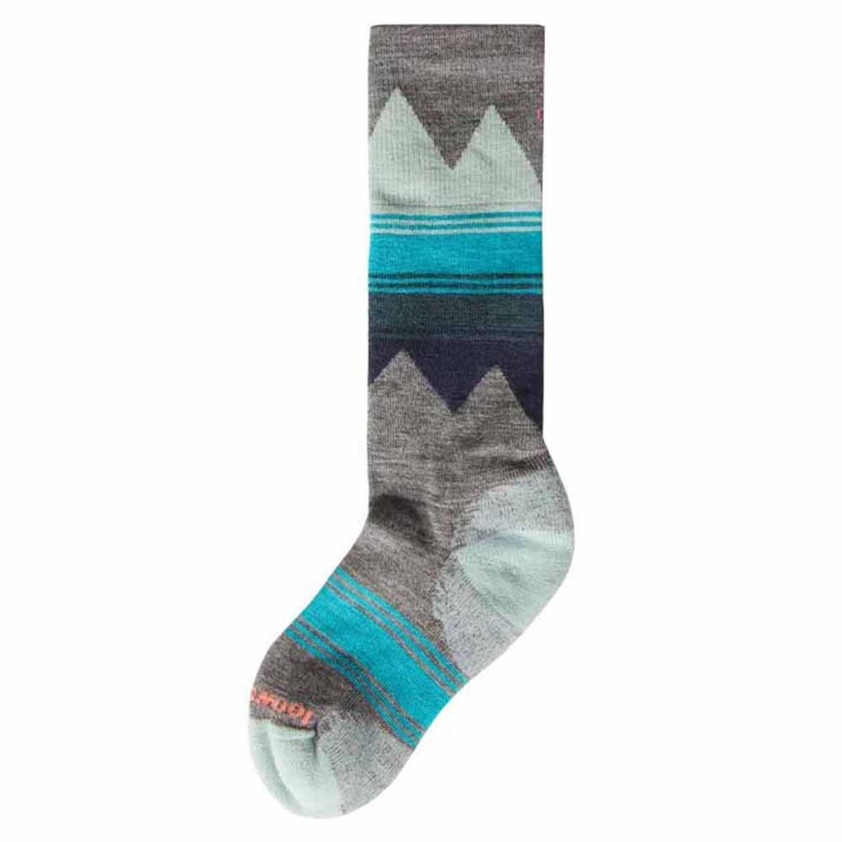 Smartwool Ski Light Cushion Otc Lange Sokken Jongens Meisjes Grijs
