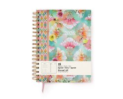 Endless Mae - 2026 - Bureau Agenda - Pastel Petals - 15 Maanden