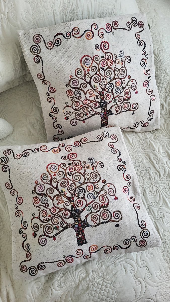 Kussenhoes Gobelinstof Magic tree met rits 45*45cm