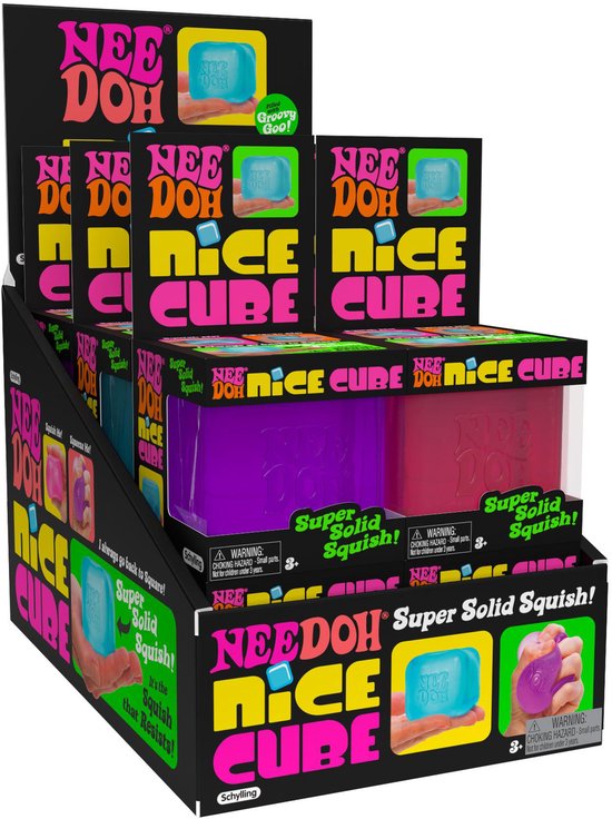 Schylling Nice Cube Needoh - 1 stuk - willekeurige kleur geleverd