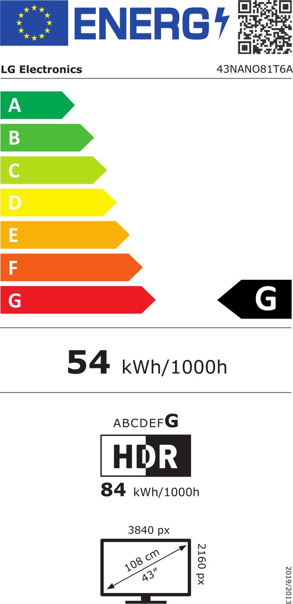 LG 43NANO81T6A - 43 inch - 4K Nanocell - 2024 - afbeelding 2