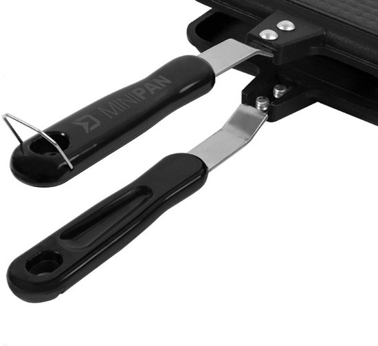 Delphin - Minipan - Tosti-pan - Tosti- ijzer - Camping-pan - Voor alle Hittebronnen - Compact — afbeelding 2