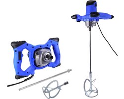 2600W Elektrische Betonmixer DayPlus - Paddle Mixer - 1700 RPM - 6 Snelheden Instelbaar - M14 Schroefdraad - 2M Kabel - Koperkern Motor - Stabiele & Krachtige Mixkracht - Zelfvergrendelende Schakelaar - Comfortabele Stuurhendel