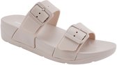 Holster Skyhigh - Vegan Comfort Slippers Dames - Podologisch Goedkeurd - Waterproof Platform Badslippers - Zandkleurig