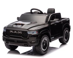 Dodge RAM 1500 - Elektrische Kinderauto 12V - Met Afstandsbediening - 1 tot 5 jaar - Zwart