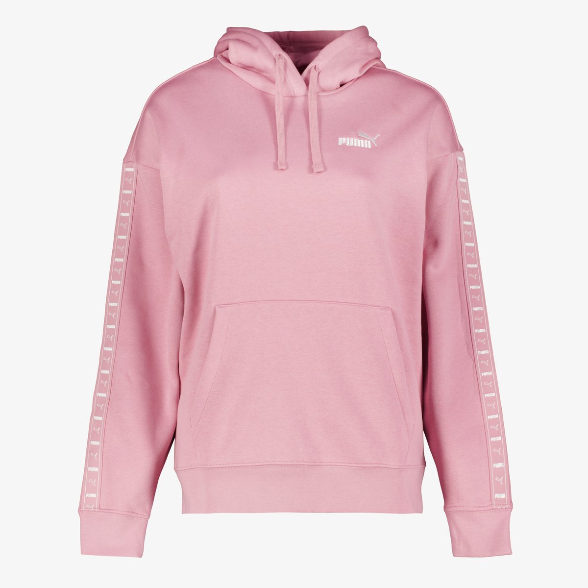 Puma ESS Tape dames hoodie Roze