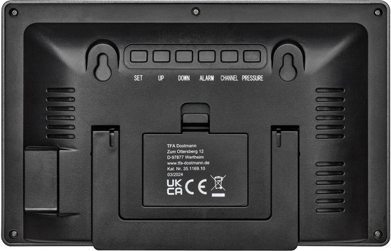 Station météo TFA Luna Sky - avec capteur extérieur et rétroéclairage