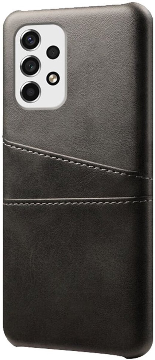 Hoesje met Kaarthouder Back Cover Zwart Geschikt voor Samsung Galaxy A53