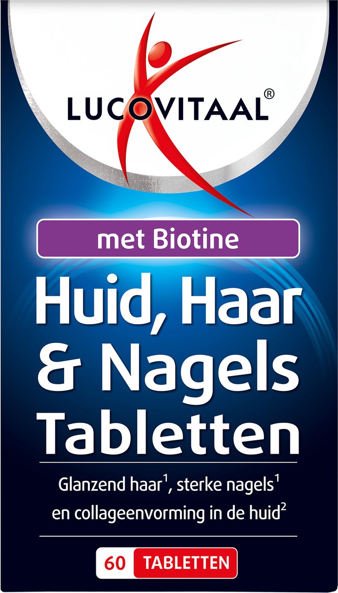 Lucovitaal Haar & Nagels 60 tabletten — biotine + zink