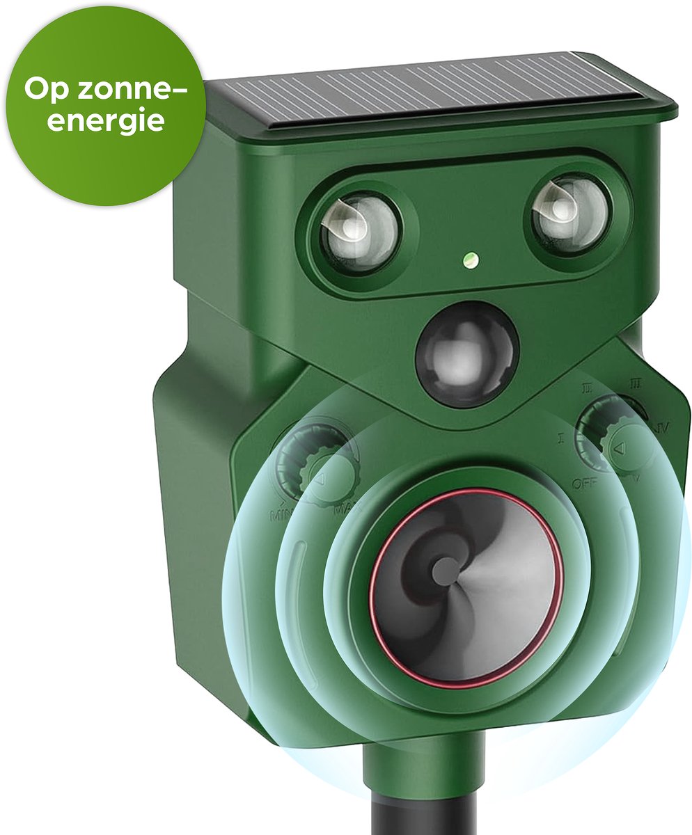 Liveno Ultrasone Dierenverjager met instelbare frequentie