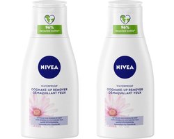 NIVEA Oogmake-Up Remover Sensitive Kamille Waterproof - 2 x 125 ml - Voordeelverpakking