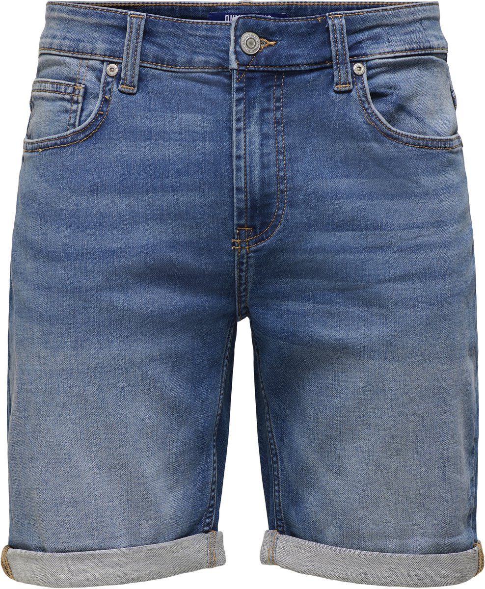 ONLY & SONS Denim shorts ONSPLY Mid waist Regular fit Shorts