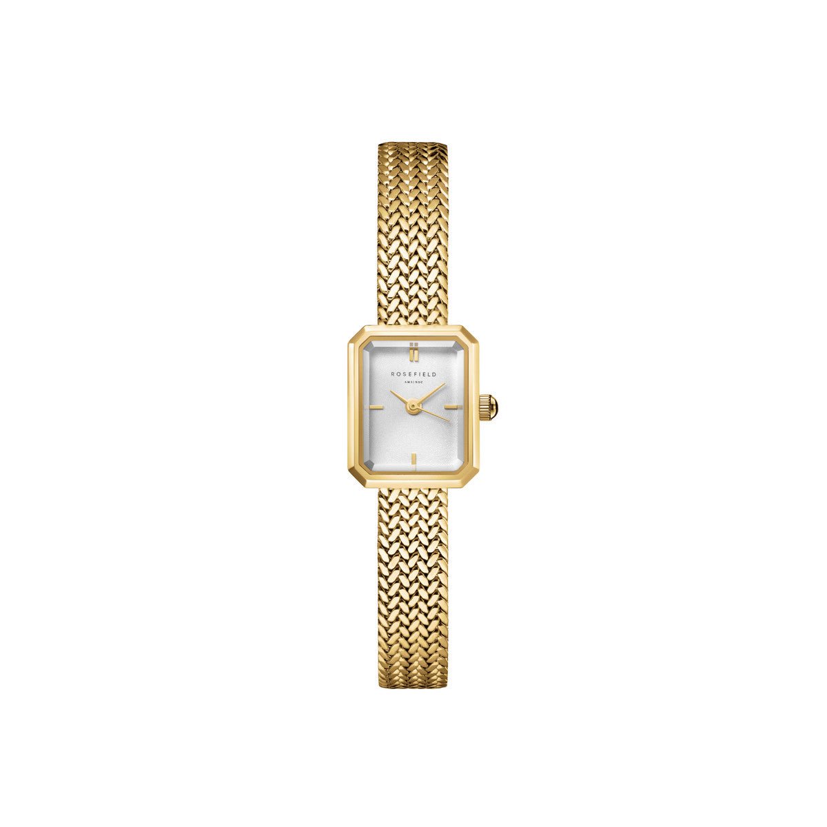 Rosefield horloge MWGMG-M01 Mini Octagon Gold Silver