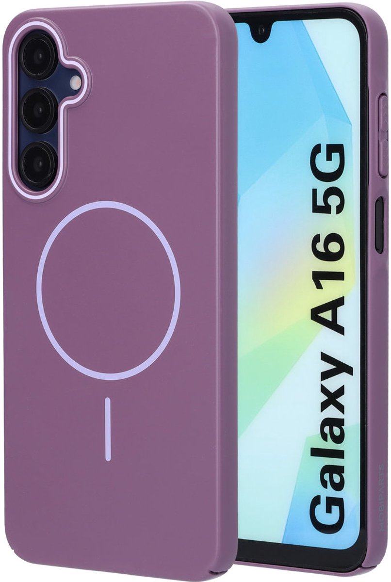 Mobiparts Slim Line Case geschikt voor Samsung Galaxy A16 - MagSafe Imperial - Paars