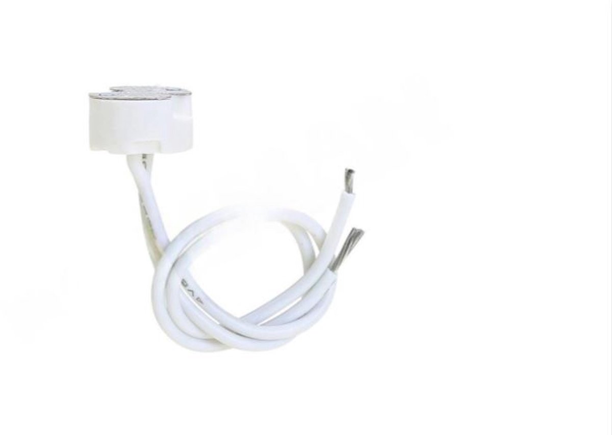 Elektra Lamphouder G5.3 laag wit porselein Fitting voor halogeen 10020957
