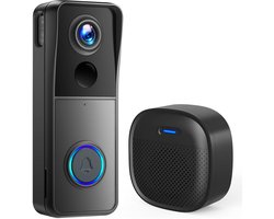 Powell Deurbel met Camera - Deurbel Draadloos - Batterij - Zonder abo - AI nee - 2K