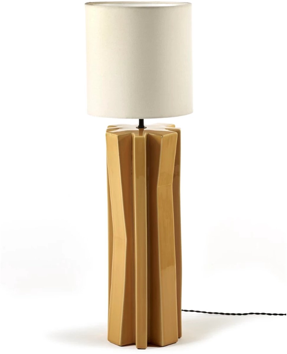 Serax Bob Verhelst Yucca tafellamp °3 D25cm H82cm voet: geel - kap: wit