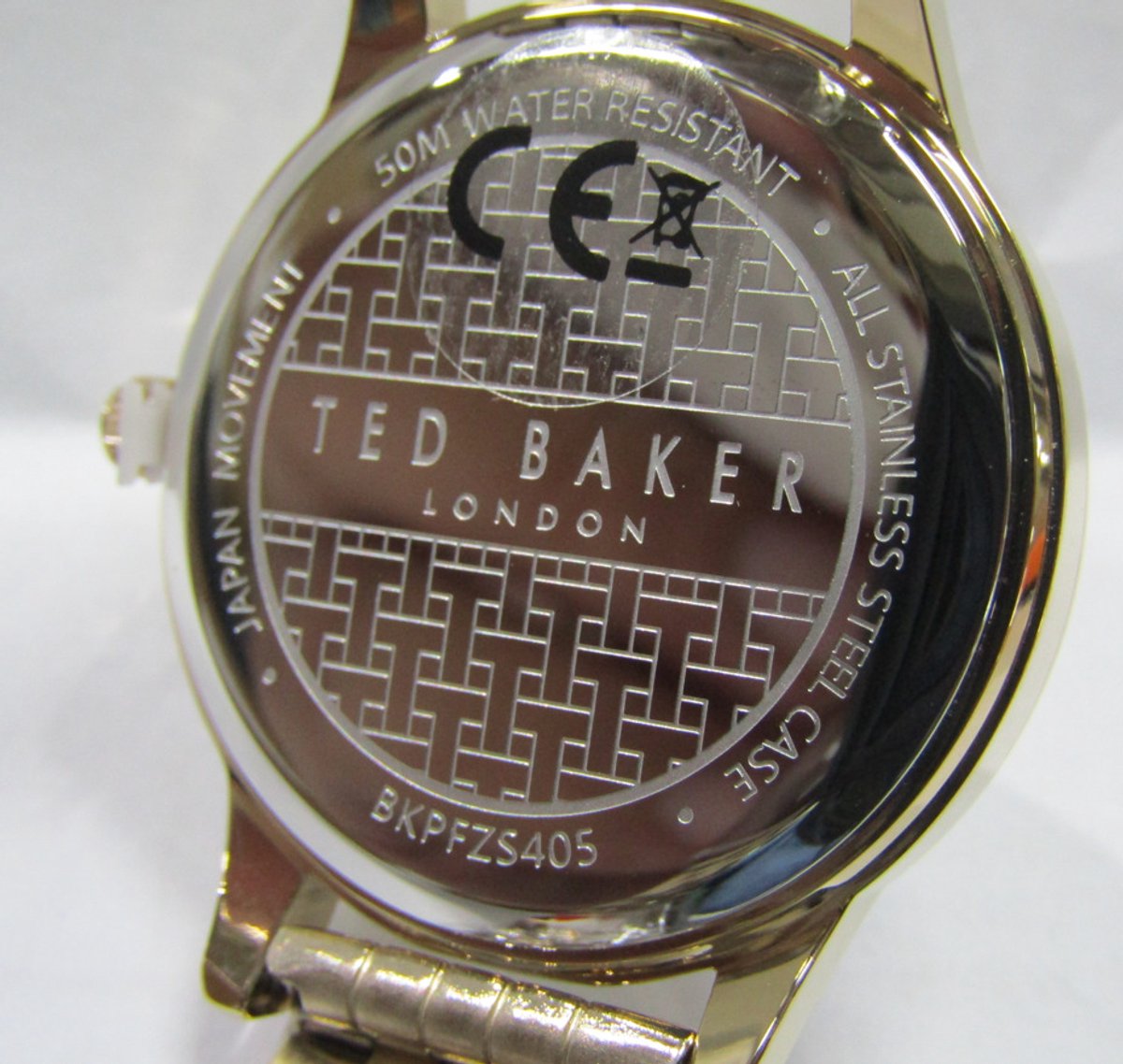 Ted Baker Fitzrovia Fashion Kwarts Analoog Horloge Gouden Toon Case: 100% Roestvrij Staal | Armband: 100% Roestvrij Staal 34 mm BKPFZS404W0, BKPFZS405W0