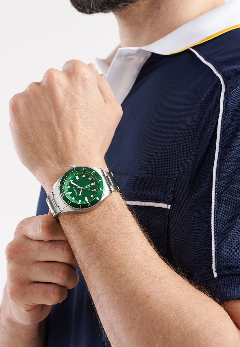 Nautica Finn World Kwarts Analoog Horloge Groente Case: 100% Stainless Steel | Armband: 100% Stainless Steel 44 mm NAPFWF406, NAPFWF407, NAPFWF408