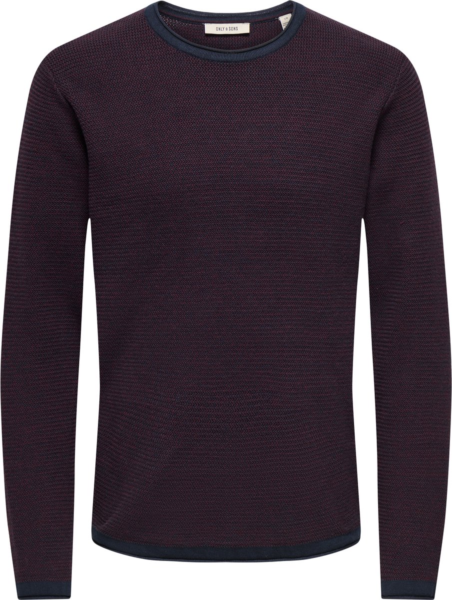 ONLY&SONS - ONSERIC REG 12 STRUC CREW KNIT NOOS - Heren - Gebreide truien